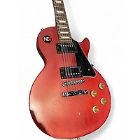 Used Gibson Les Paul Studio Flat Red Solid Body Electric Guitar