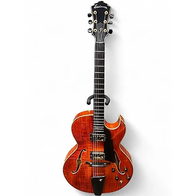 Used Eastman AR380CE Honey Burst Hollow Body Electric Guitar