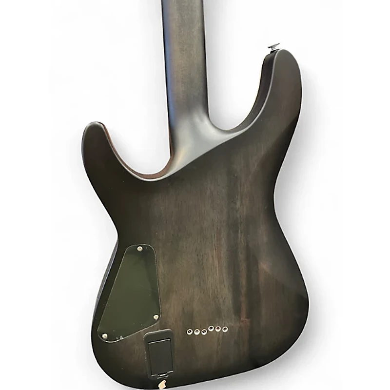 Used Schecter Guitar Research C1 Platinum Trans Charcoal Solid Body Electric Guitar