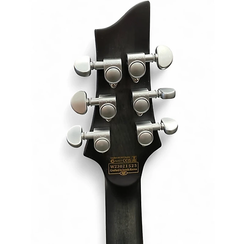 Used Schecter Guitar Research C1 Platinum Trans Charcoal Solid Body Electric Guitar