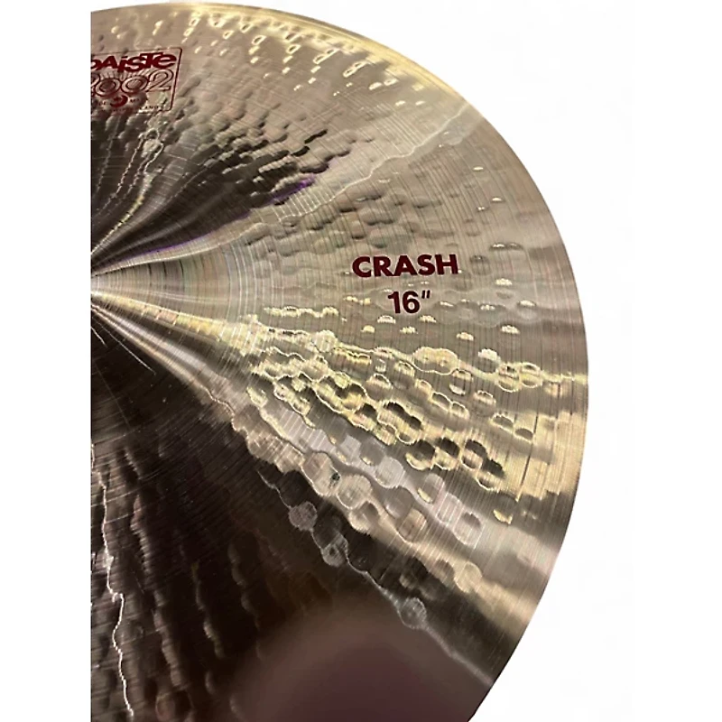 Used Paiste 16in 2002 Crash Cymbal