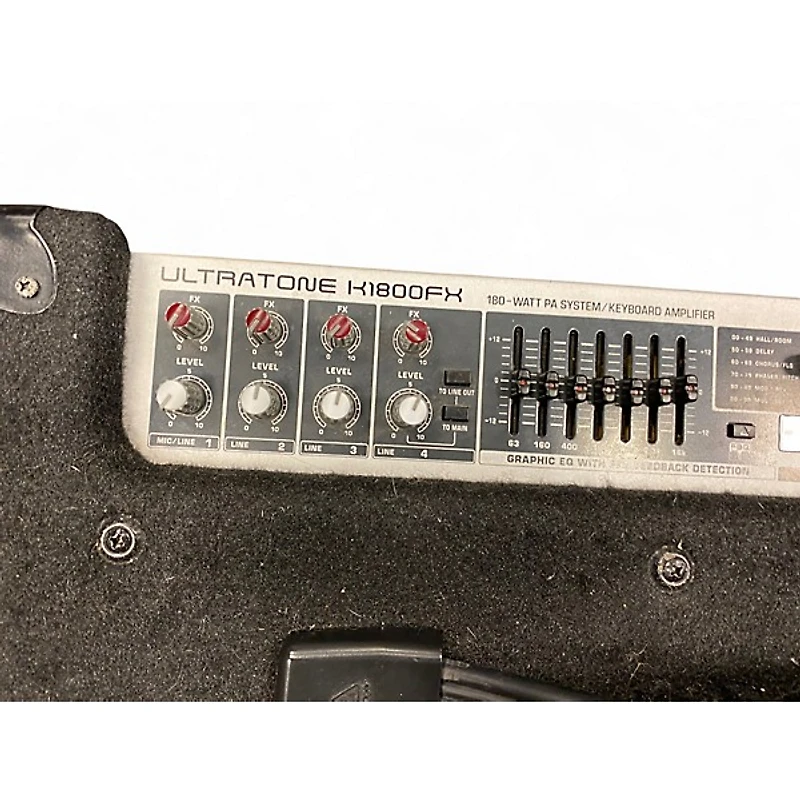 Used Behringer K1800FX 180W Keyboard Amp
