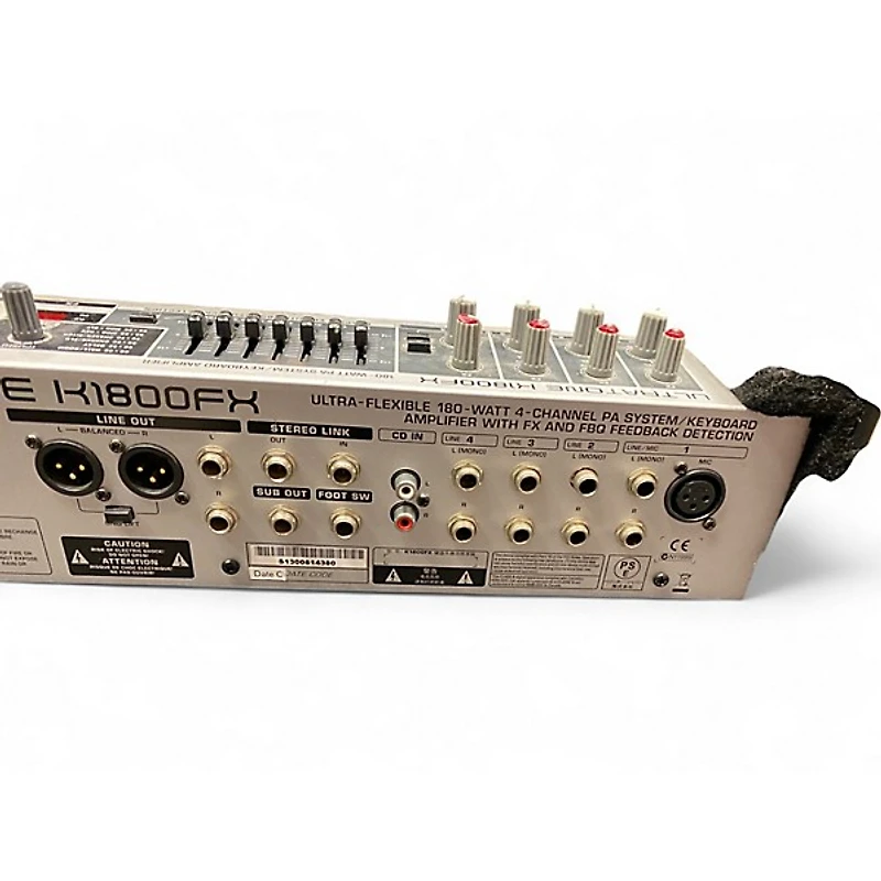 Used Behringer K1800FX 180W Keyboard Amp