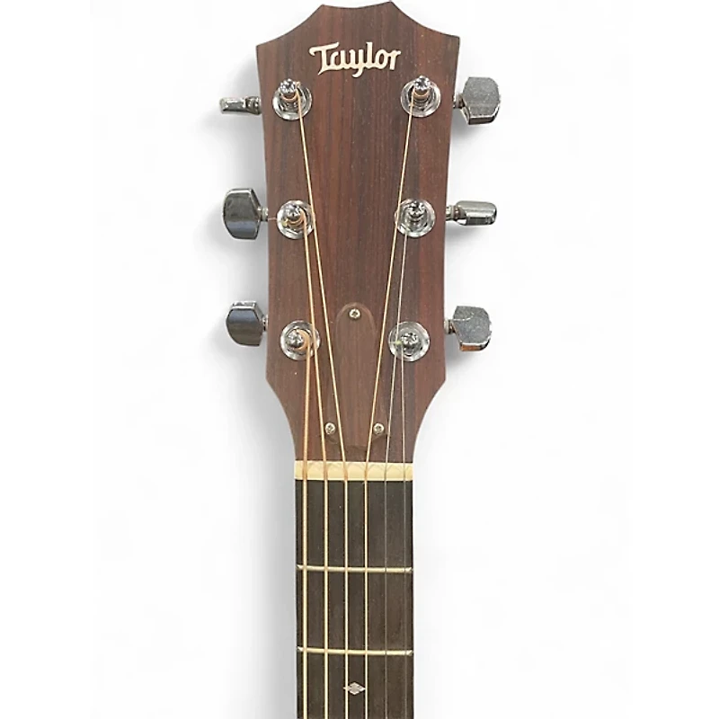 Used 2021 Taylor 210E DLX Natural Acoustic Electric Guitar