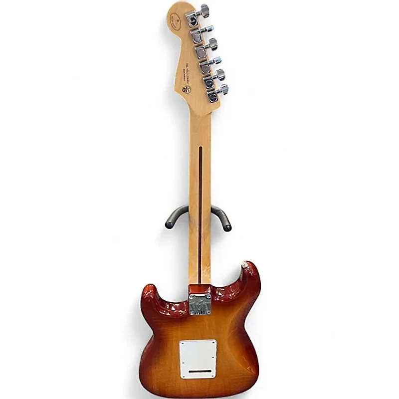 Used Fender Player Stratocaster HSS Plus Top Sienna Sunburst Solid Body Electric Guitar