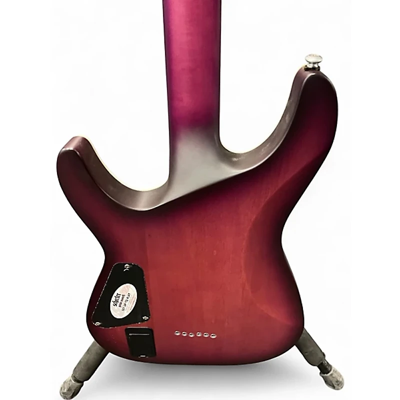 Used Schecter Guitar Research C1 Platinum satin purple burst Solid Body Electric Guitar
