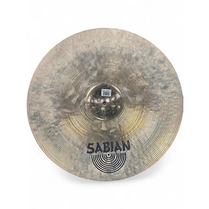 Used SABIAN 21in HH Raw Bell Dry Ride Brilliant Cymbal