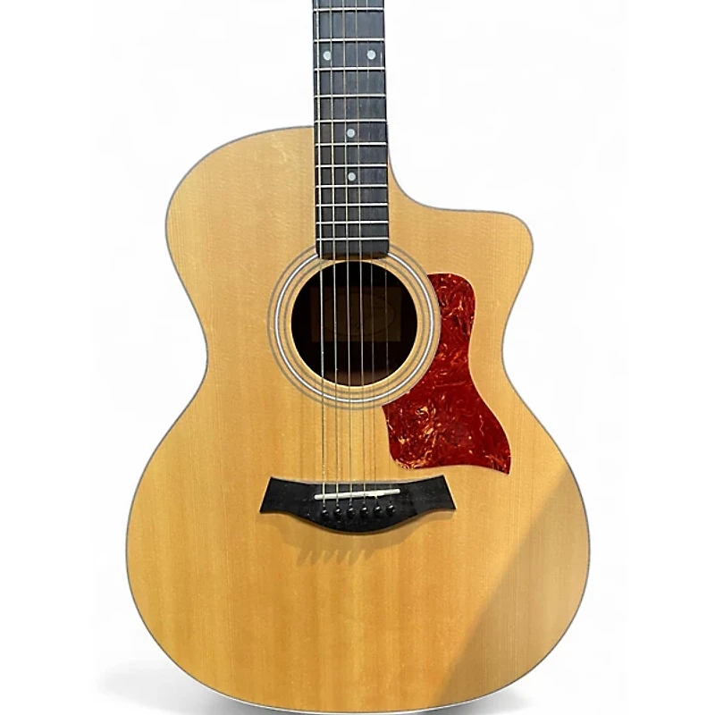 Used Taylor 214CE Natural Acoustic Electric Guitar