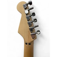 Used EVH Striped Series Red with Black and White Stripes Solid Body Electric Guitar