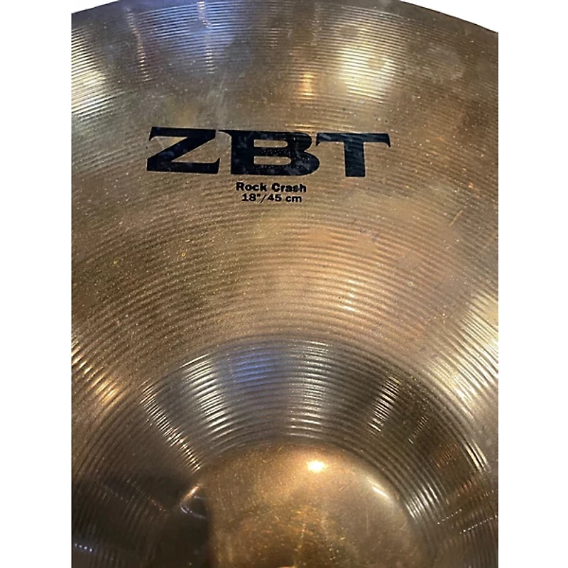 Used Zildjian 18in ZBT Rock Crash Cymbal