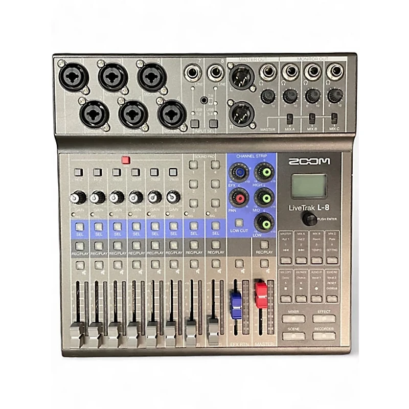 Used Zoom LiveTrak L8 Unpowered Mixer