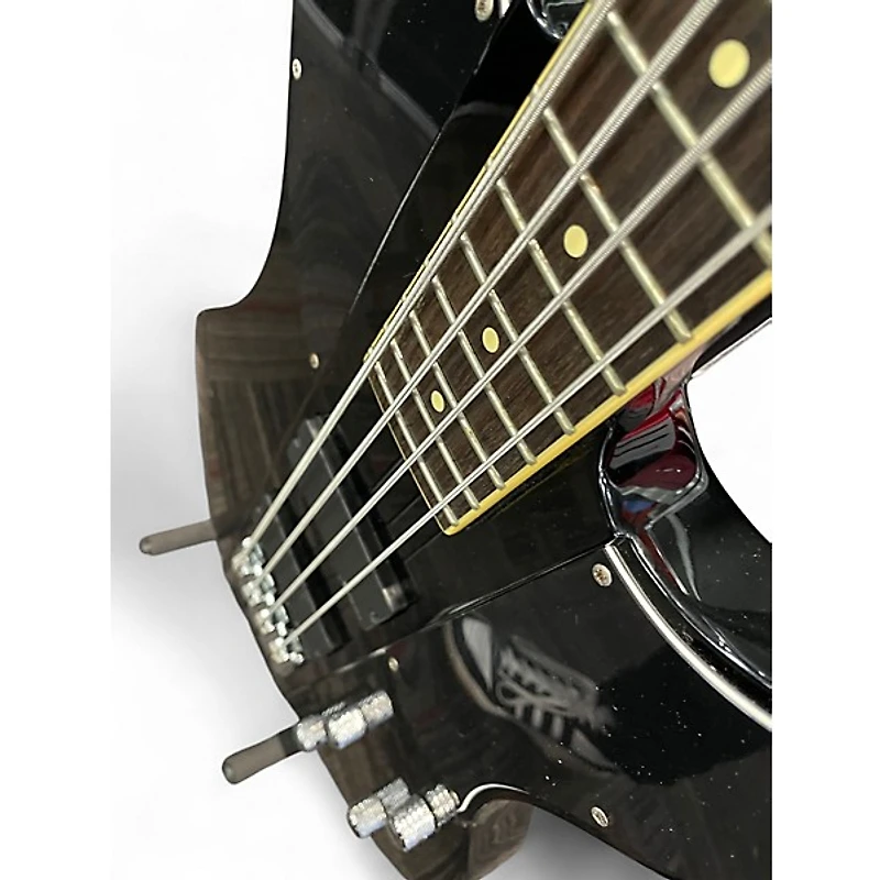 Used Schecter Guitar Research Ultra Bass  Black Electric Bass Guitar