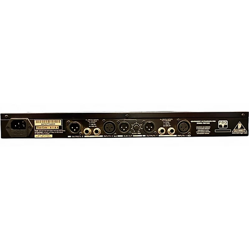 Used Behringer FBQ1502 with Feedback Detection Equalizer
