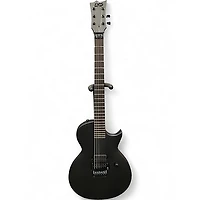 Used ESP LTD EC-FR Black Metal Satin Black Solid Body Electric Guitar