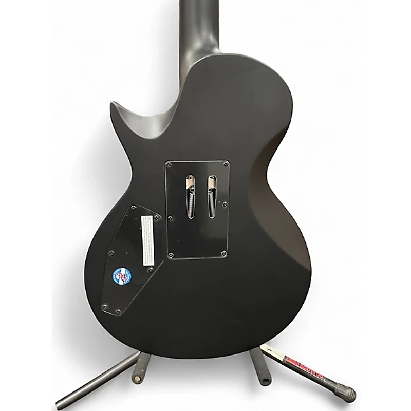 Used ESP LTD EC-FR Black Metal Satin Black Solid Body Electric Guitar