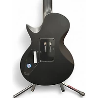 Used ESP LTD EC-FR Black Metal Satin Black Solid Body Electric Guitar