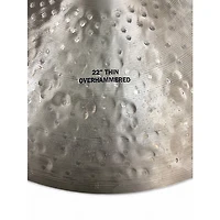 Used Zildjian 22in K Constantinople Thin Overhamm Ride Cymbal
