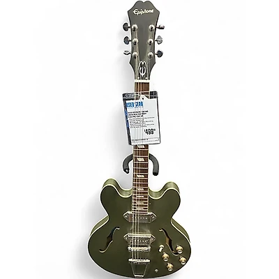 Used Epiphone Casino green Hollow Body Electric Guitar