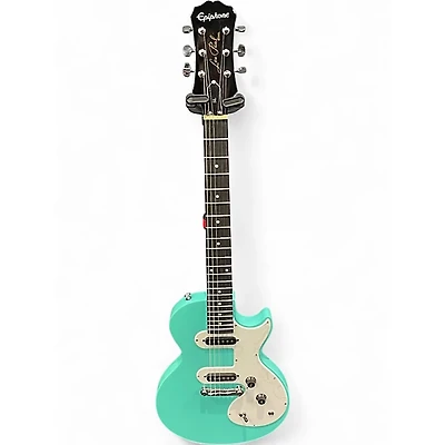 Used Epiphone Les Paul SL Turquoise Solid Body Electric Guitar