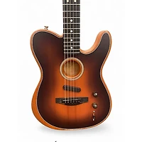 Used Fender ACOUSTISONIC TELECASTER Sunburst Acoustic Electric Guitar