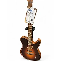 Used Fender ACOUSTASONIC 2 Tone Sunburst Acoustic Electric Guitar