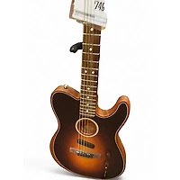 Used Fender ACOUSTASONIC 2 Tone Sunburst Acoustic Electric Guitar