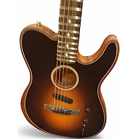 Used Fender ACOUSTASONIC 2 Tone Sunburst Acoustic Electric Guitar