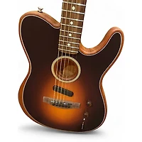 Used Fender ACOUSTASONIC 2 Tone Sunburst Acoustic Electric Guitar