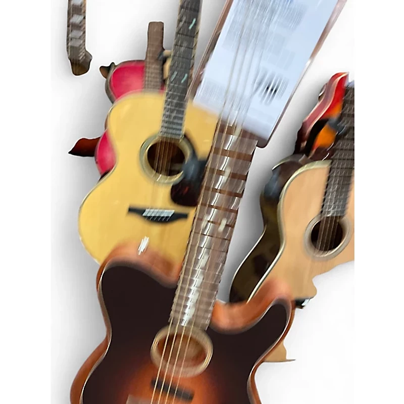 Used Fender ACOUSTASONIC 2 Tone Sunburst Acoustic Electric Guitar