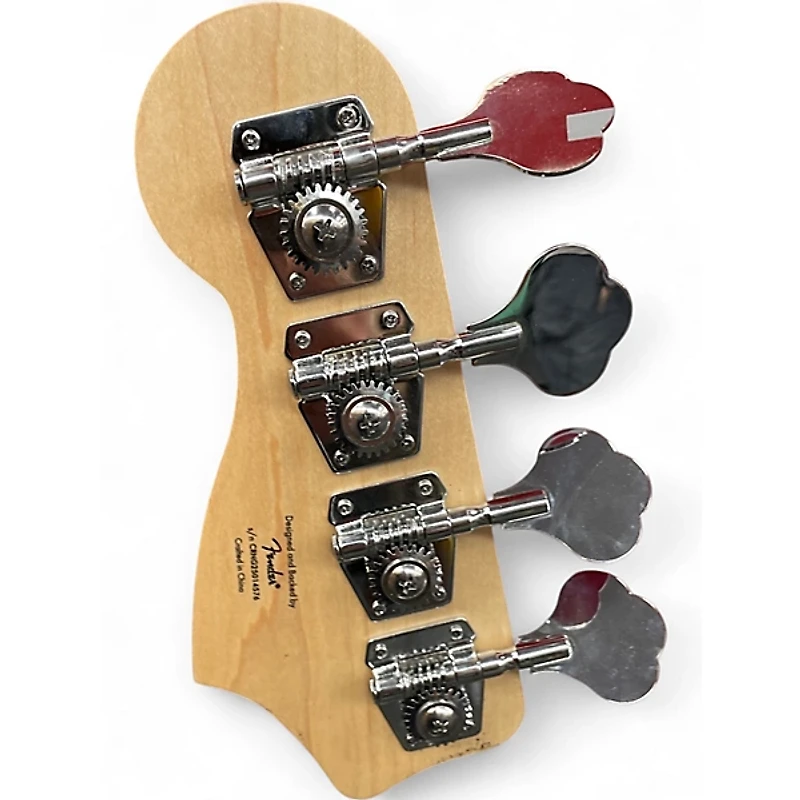 Used Squier Precision Bass mint green Electric Bass Guitar