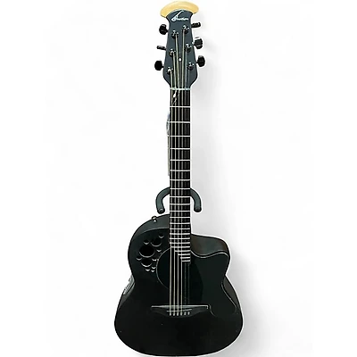 Used Ovation 1778TX-5 Elite Black Acoustic Electric Guitar