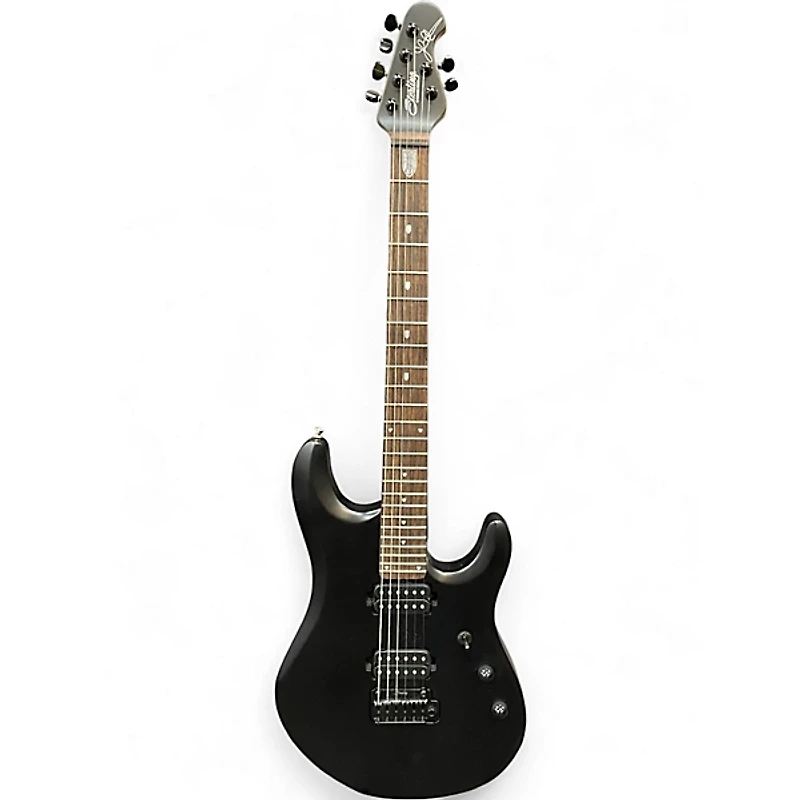 Used Sterling by Music Man JP60 Flat Black Solid Body Electric Guitar