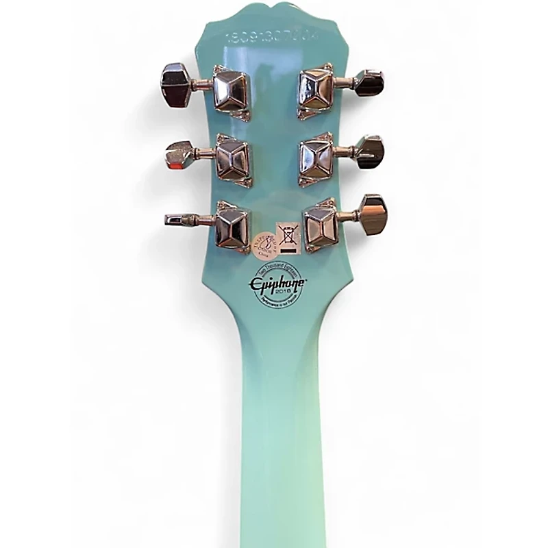 Used Epiphone Les Paul SL Turquoise Solid Body Electric Guitar