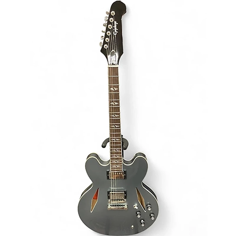 Used Epiphone DG335 Dave Grogl Signature Pelham Blue Hollow Body Electric Guitar
