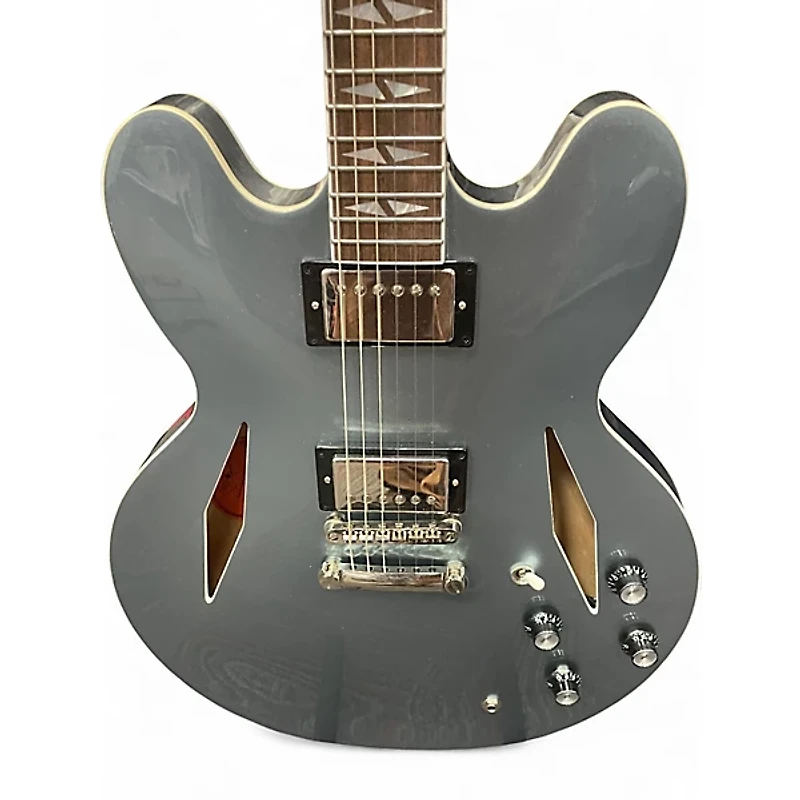 Used Epiphone DG335 Dave Grogl Signature Pelham Blue Hollow Body Electric Guitar