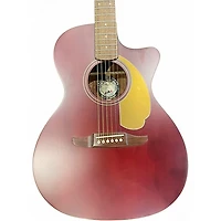 Used Fender Newporter Player Wine Red Acoustic Electric Guitar