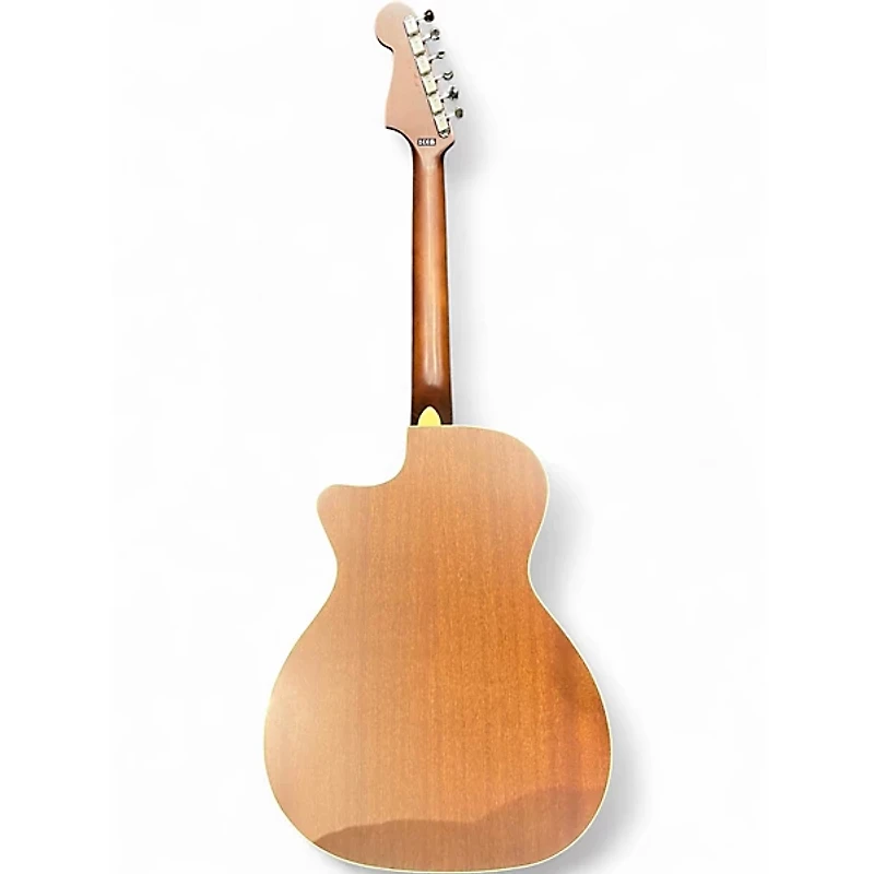 Used Fender Newporter Player Wine Red Acoustic Electric Guitar