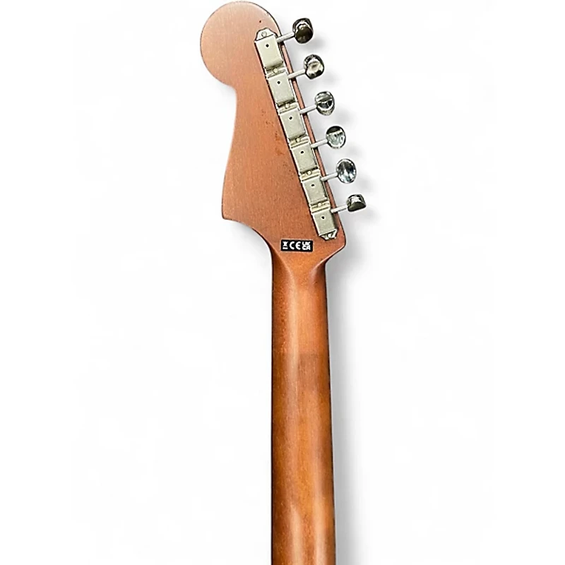 Used Fender Newporter Player Wine Red Acoustic Electric Guitar