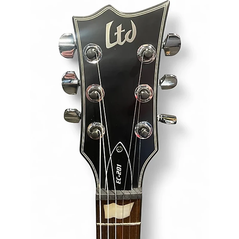 Used ESP LTD EC201 Black Solid Body Electric Guitar
