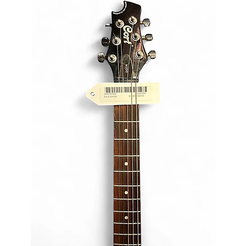 Used Cort M200 Black Solid Body Electric Guitar