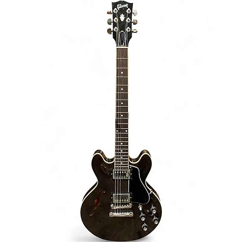 Used Gibson ES339 Trans Black Hollow Body Electric Guitar