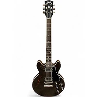 Used Gibson ES339 Trans Black Hollow Body Electric Guitar