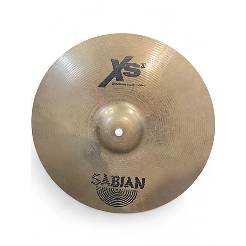 Used SABIAN 14in XS20 Medium Hi Hat Pair Cymbal