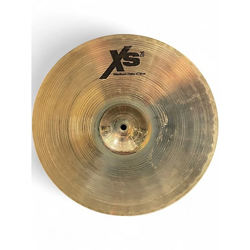 Used SABIAN 14in XS20 Medium Hi Hat Pair Cymbal
