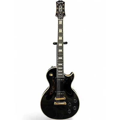 Used Epiphone Les Paul Custom Black Solid Body Electric Guitar