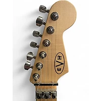 Used EVH Striped Series Black and White Solid Body Electric Guitar