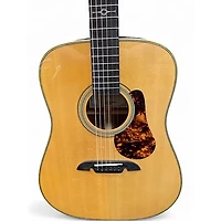 Used Alvarez MD60 Herringbone Natural Acoustic Guitar