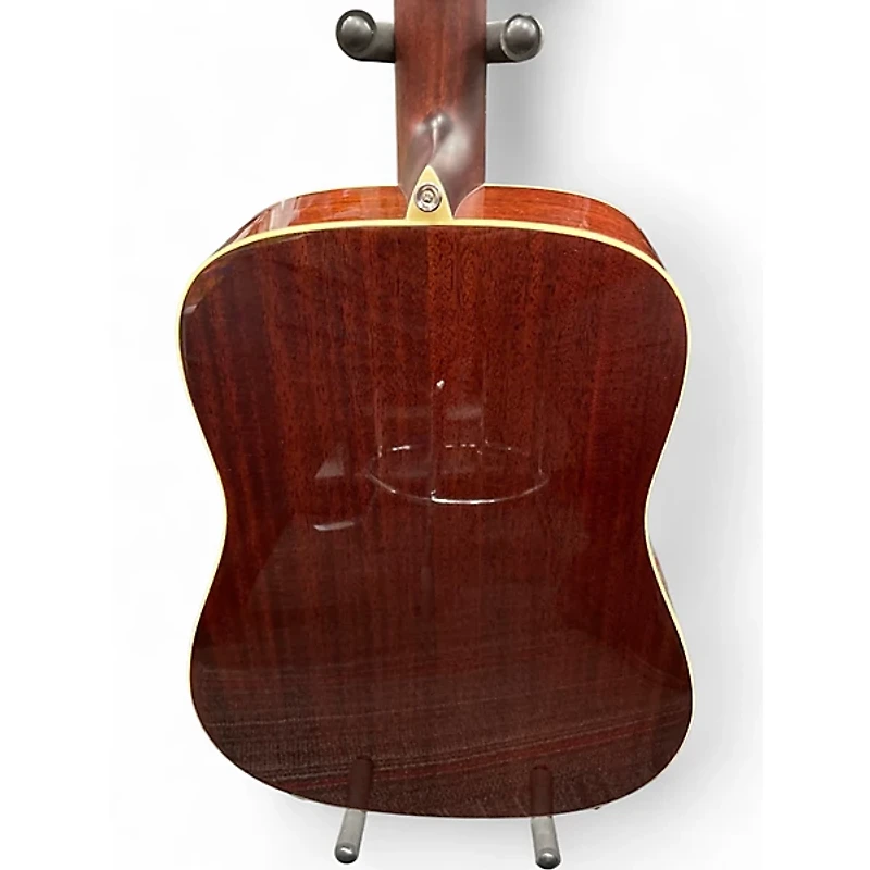 Used Alvarez MD60 Herringbone Natural Acoustic Guitar