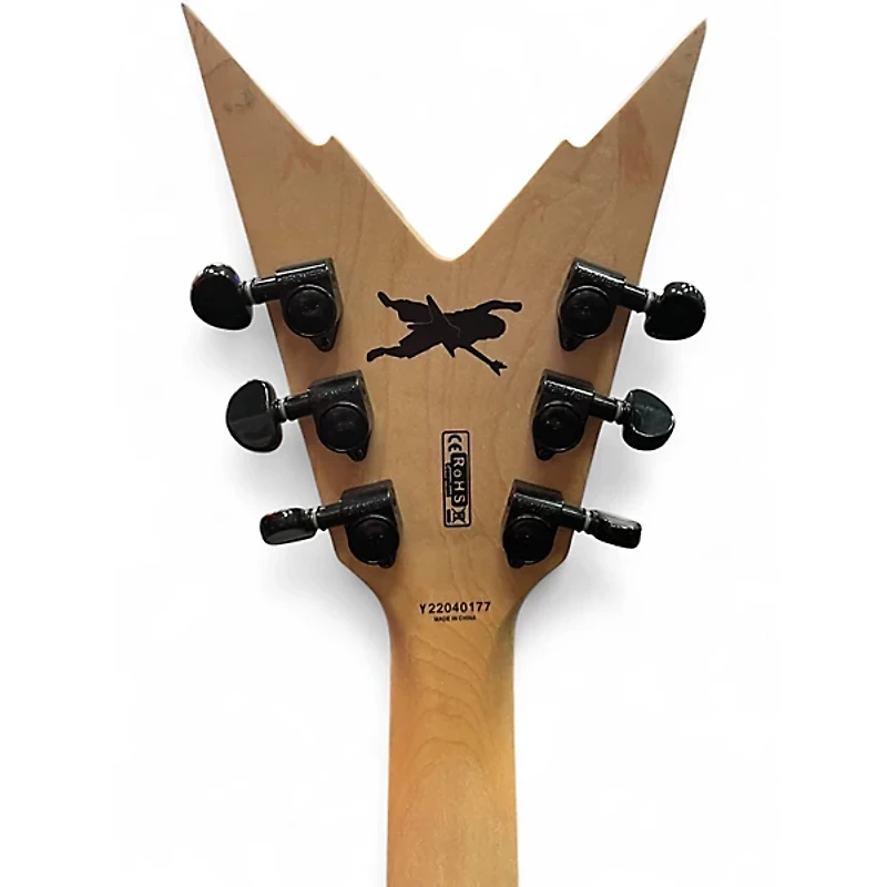 Used Dean Dimebag Razorback Black Solid Body Electric Guitar