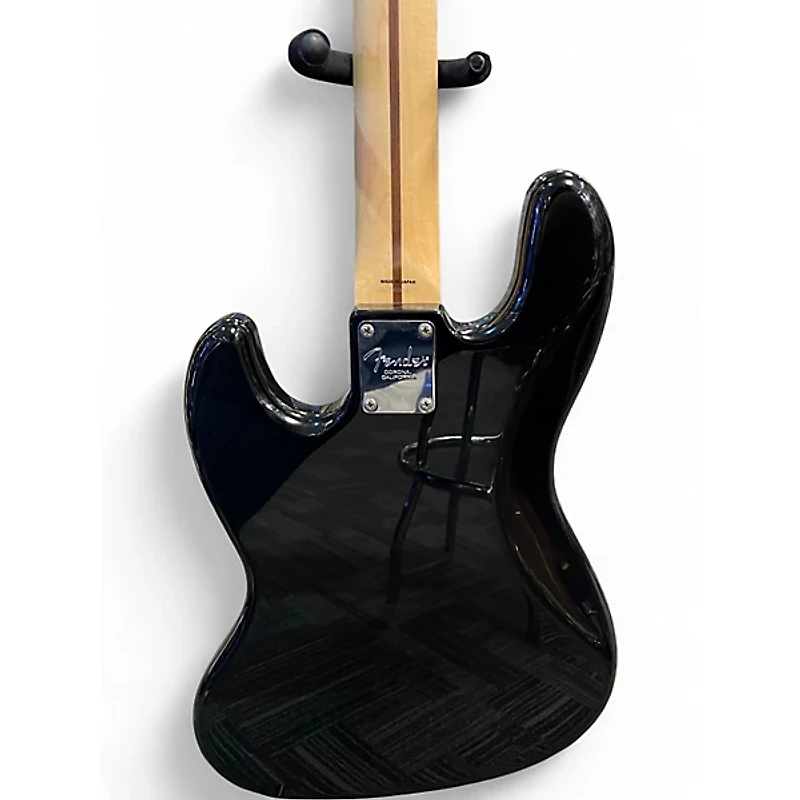 Used Fender Geddy Lee Artist Series Signature Jazz Bass MIJ BLACK Electric Bass Guitar